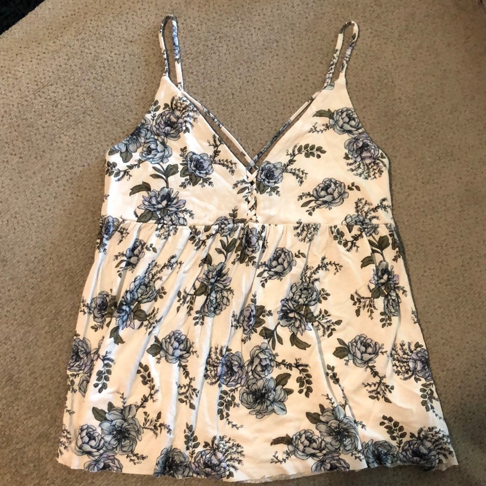 American Eagle Floral Tank